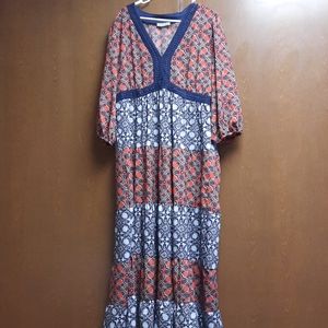 Indigo Rose Summer Dress
